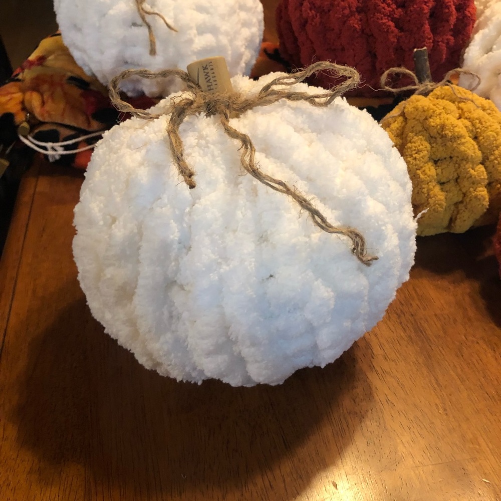 Chunky Knit Pumpkins - Picture 2 of 9